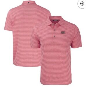 Men's Cutter & Buck‎ Heather Cardinal Louisiana Ragin' Cajuns Polo 4XT